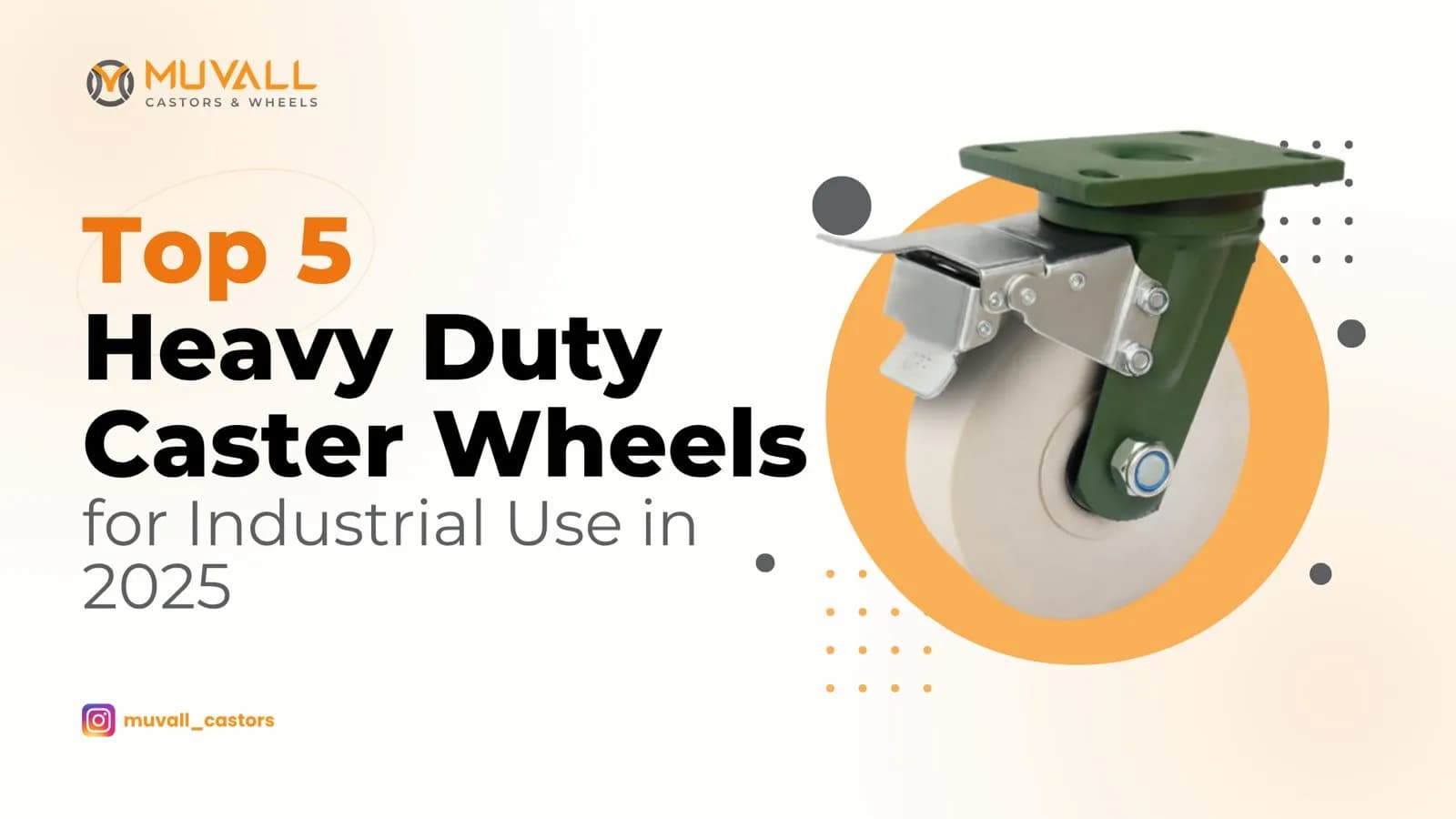 Top 5 Heavy-Duty Caster Wheels for Industrial Use in 2025